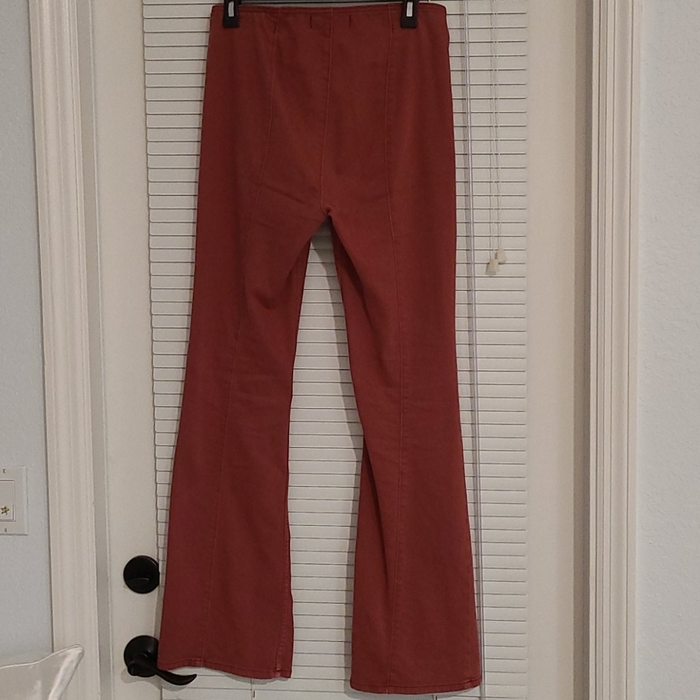 Free People pull on cord burnt orange